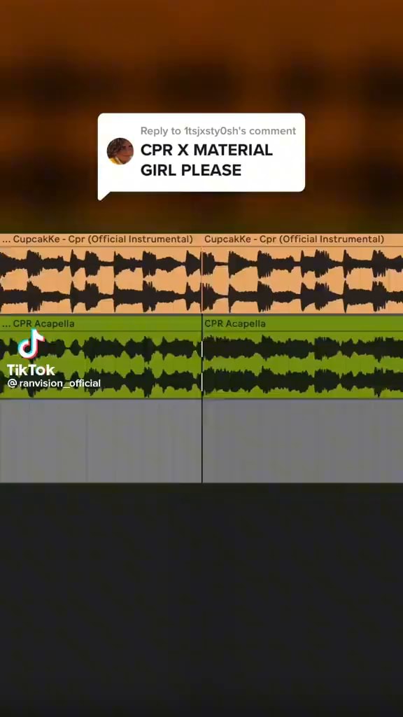 CPR X MATERIAL GIRL PLEASE CupcakKe Cpr (Official Instrumental