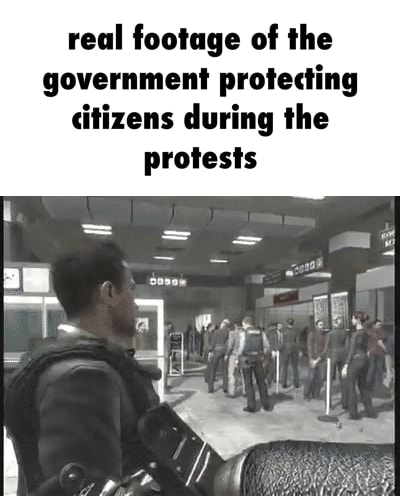 Real footage of the government protecting citizens during the protests ...