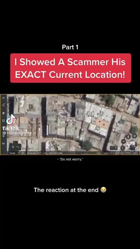 Part Showed A Scammer His EXACT Current Location! The reaction at the