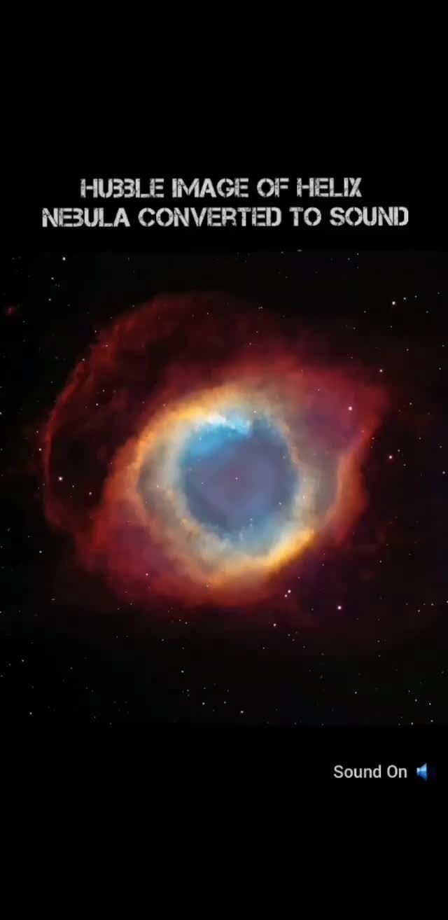 Hubble Image of Helix Nebula Converted to Sound HU33LE IMAGE OF HELIX