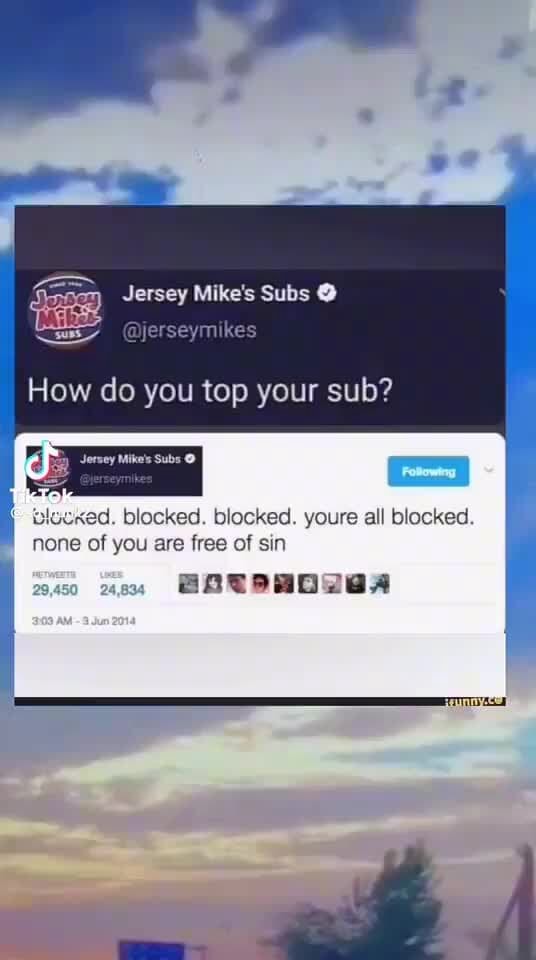 Jersey Mike's Subs mi How do you top your sub? Jersey Mis Subs vlucKxed. blocked. blocked
