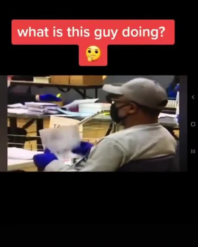 I what is this guy doing? - iFunny