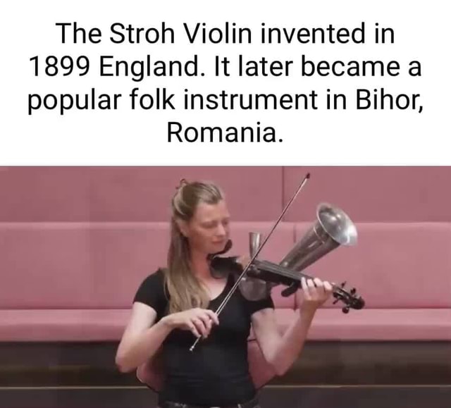 The Stroh Violin invented in 1899 England. It later became a popular ...