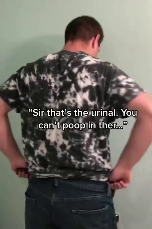 Poop In Urinal