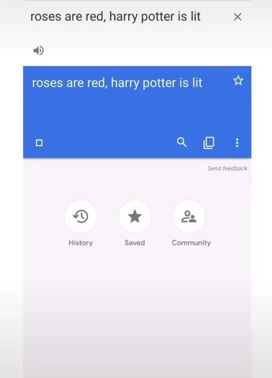 Roses are red, harry potter is lit x roses are red, harry potter is lit