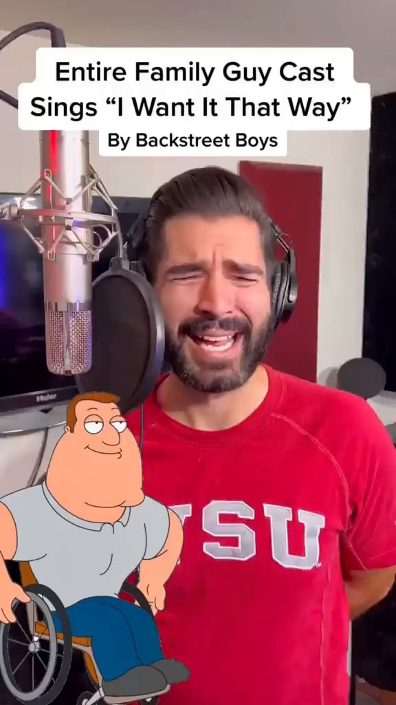 Entire Family Guy Cast Sings "I Want It That Way" By Backstreet Boys