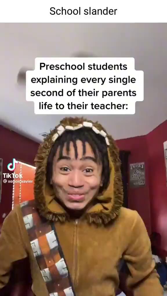 School slander Preschool students I explaining every single second of