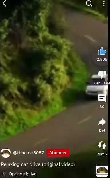 Relaxing Car Drive Original Video Aa Oprindelig Lyd Remix Ifunny