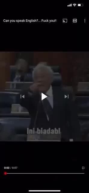 Can You Speak English Fuck You Dab