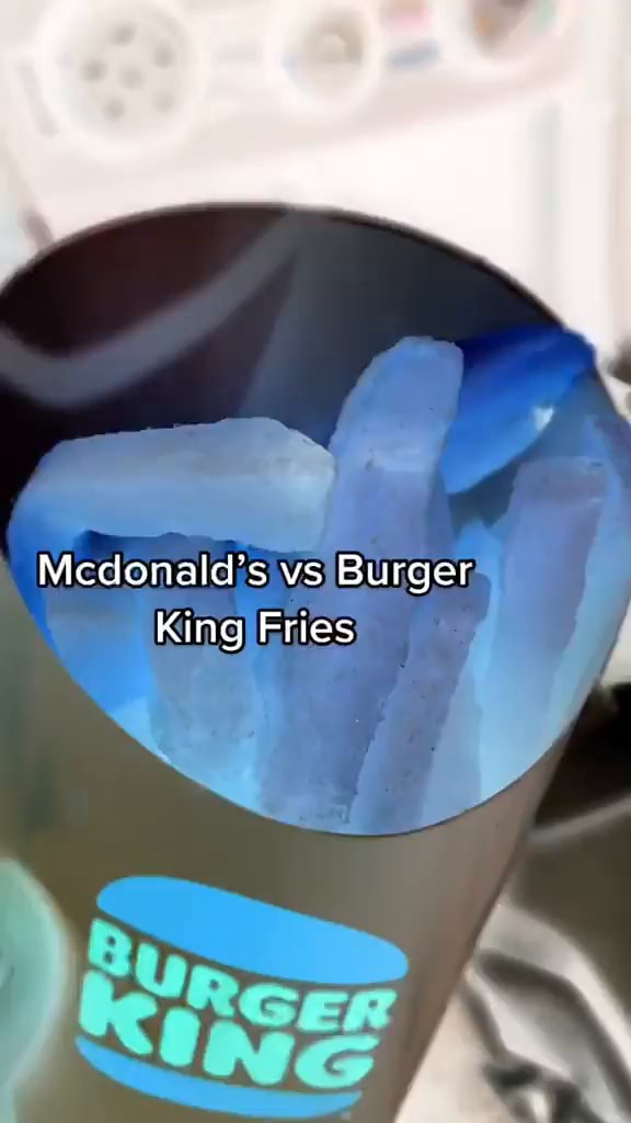 Mcdonald's vs Burger King Fries - iFunny