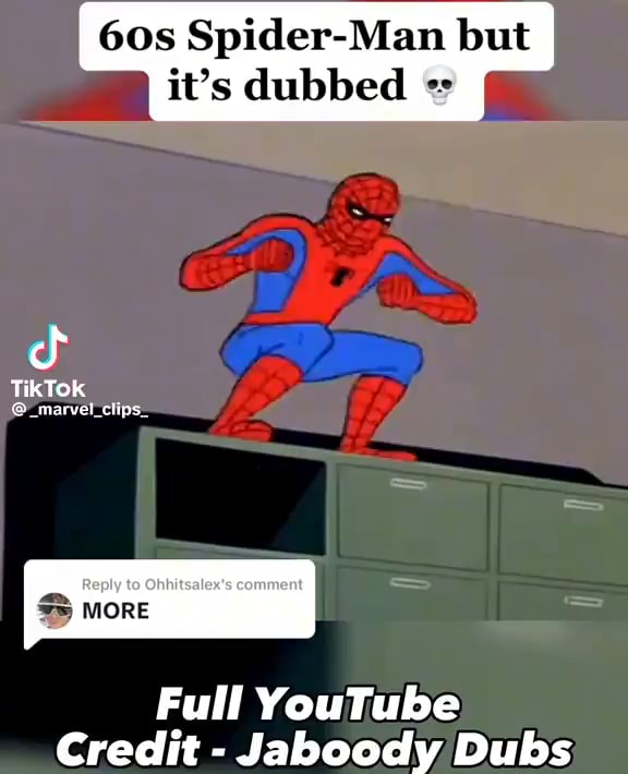 TikTok WORE Spider-Man but it's dubbed @ clips Full YouTube Credit ...