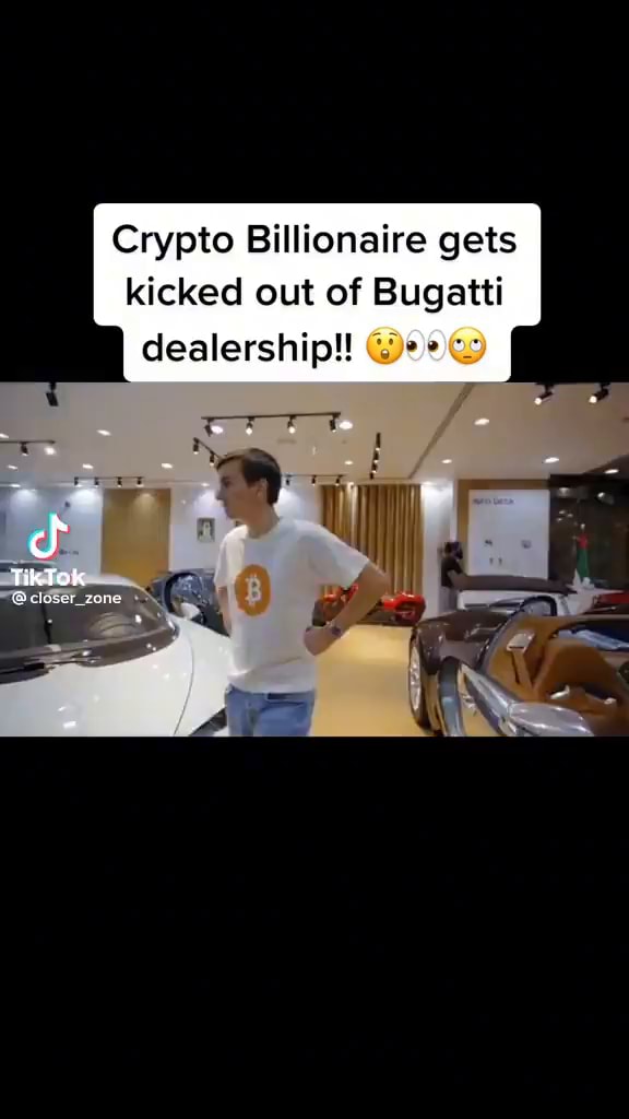 crypto billionaire buy bugatti