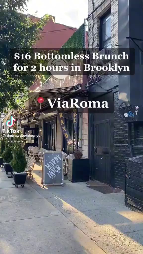 Ad 16 Bottomless Brunch for 2 hours in Brooklyn al iFunny