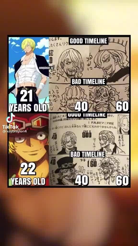 Be 1 WEARS 22 YEARS OLO GOOD TIMELINE BAD TIMELINE 60 UUUU FINITLIGe ...