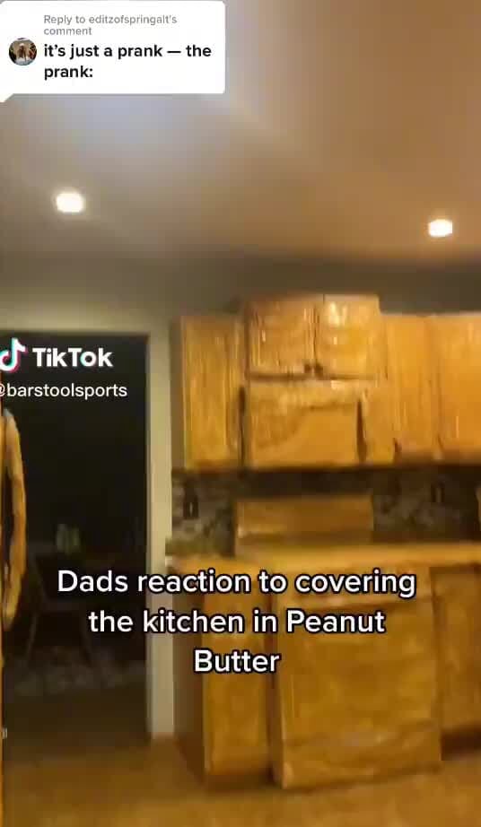 It's just a prank the prank ch TikTok 'yarstoolsports Dads reaction