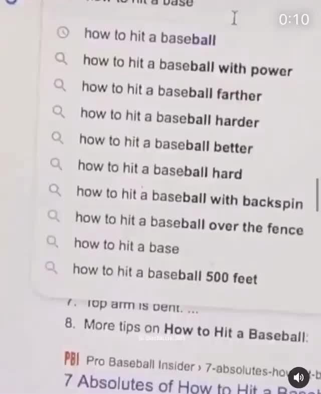 How to hit baseball how to hit a baseball with Power how to hit