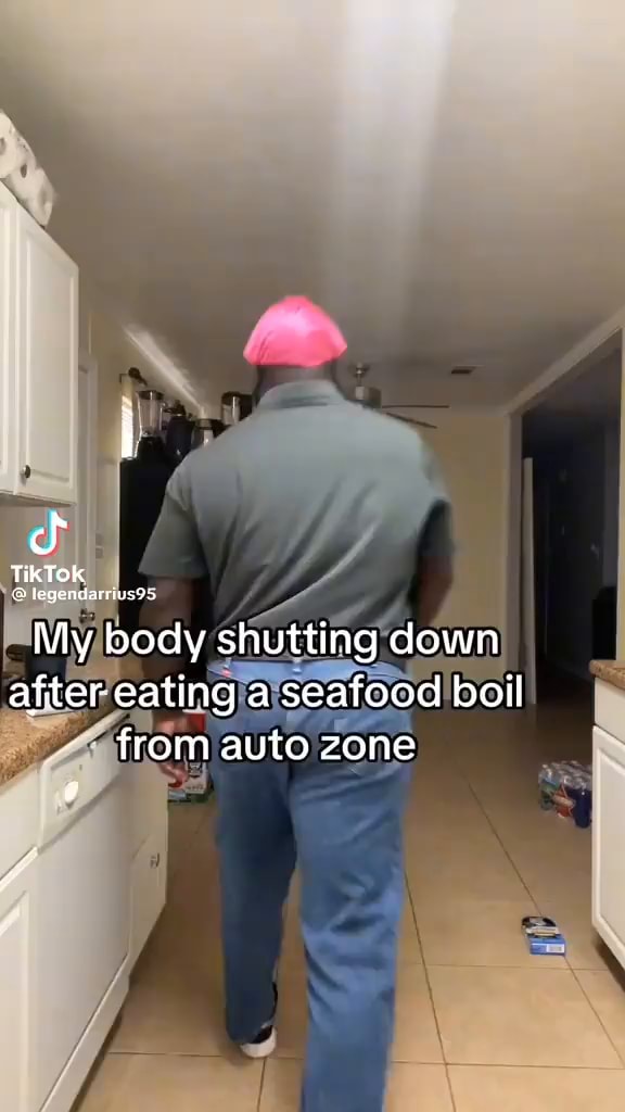 Cf TikTOk My body shutting down after eating a seafood boil from auto