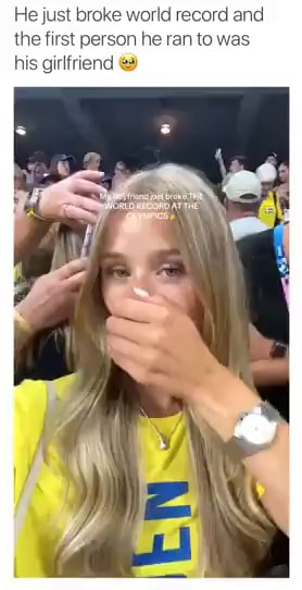 He Just Broke World Record And The First Person He Ran To Was His