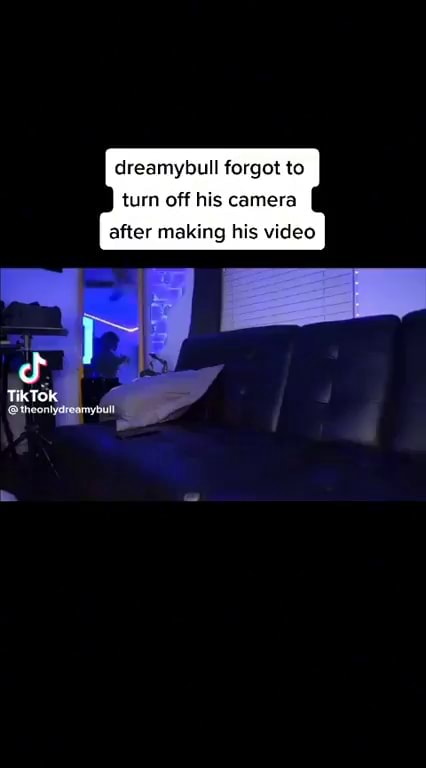 Dreamybull Forgot To Turn Off His Camera After Making His Video TikTok ...