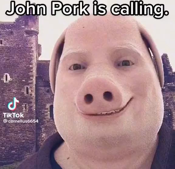 John Pork is calling. TikTok iFunny Brazil