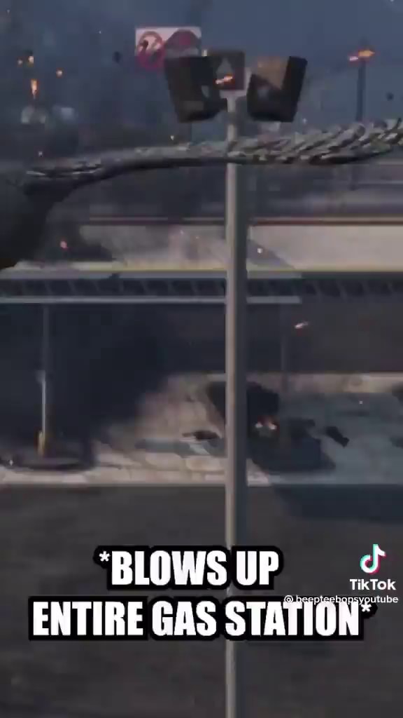 BLOWS UP ENTIRE GAS STATION iFunny