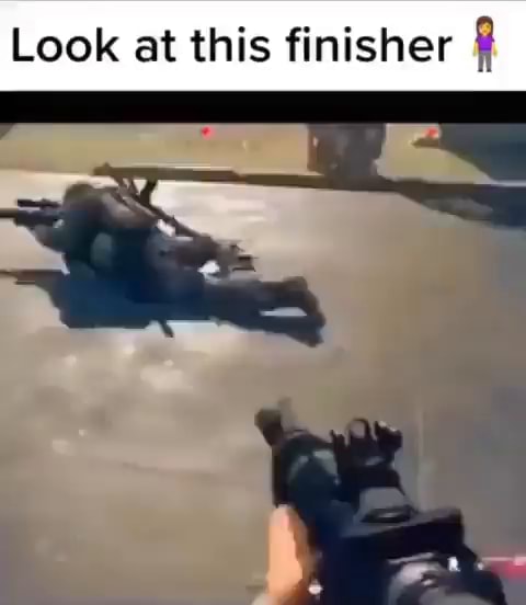 Look at this finisher - iFunny