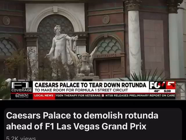 Caesars Palace to demolish rotunda along Las Vegas Strip