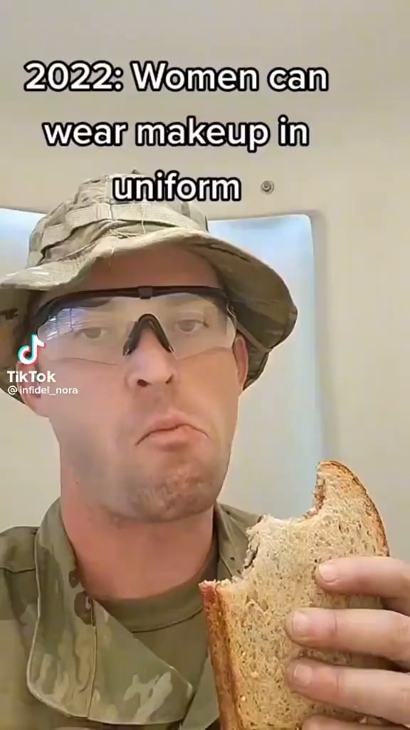 2022 Women can wear makeup In 'uniform Tik TOK Be iie, iFunny