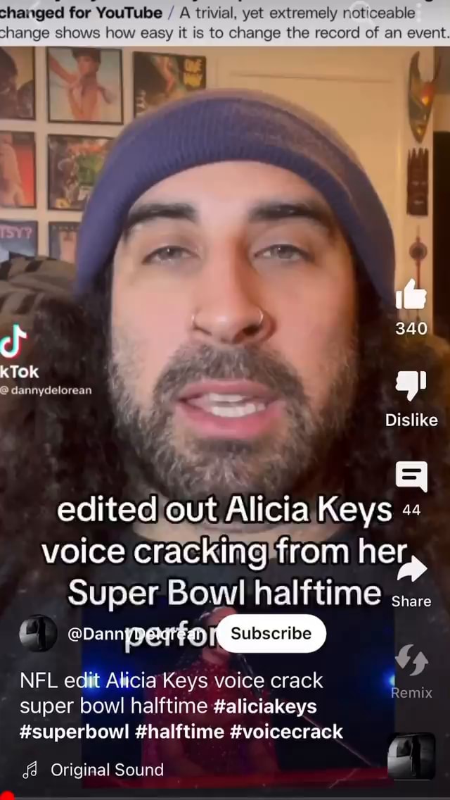 alicia keys voice crack super bowl reddit