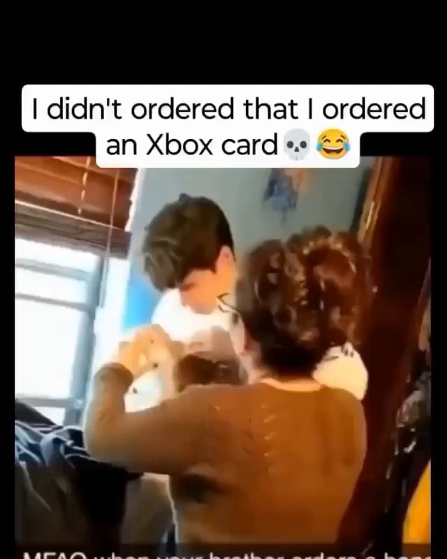 I ordered an xbox hot sale card