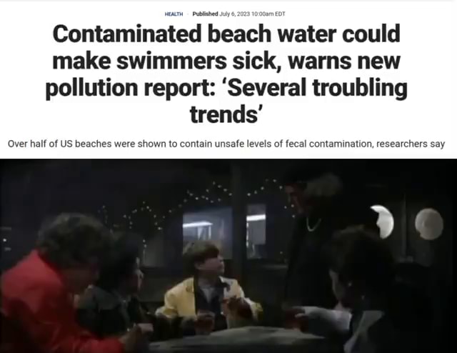 Contaminated Beach Water Could Make Swimmers Sick Warns New Pollution Report Several