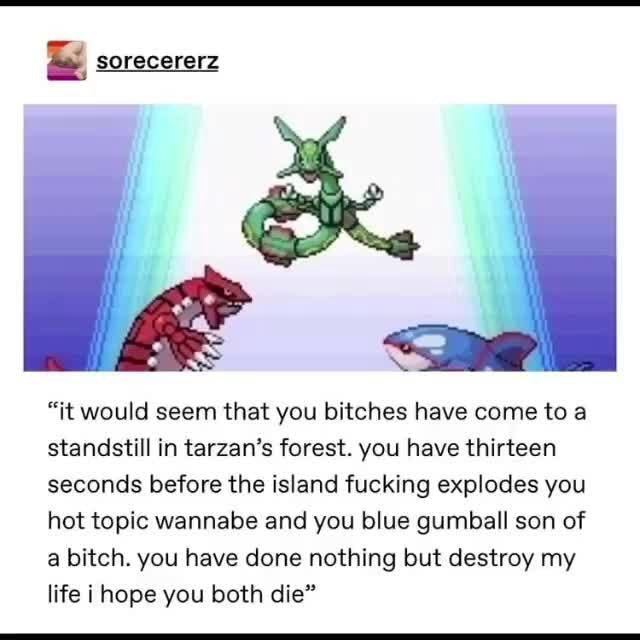 'N. “it would seem that you bitches have come to a standstill in tarzan