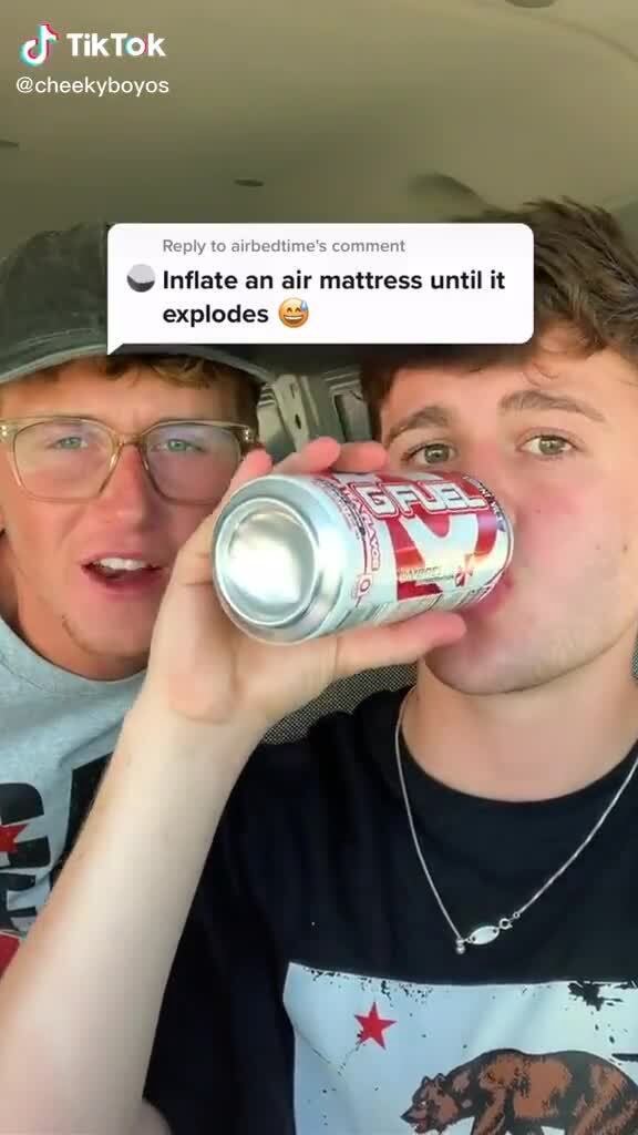 We Inflate an air mattress until it explodes _ iFunny