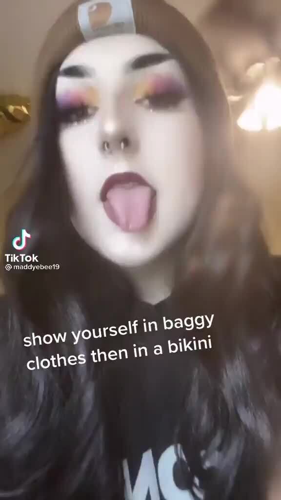 Cf TikTok show yourself in baggy nina pikini clothes then - iFunny 