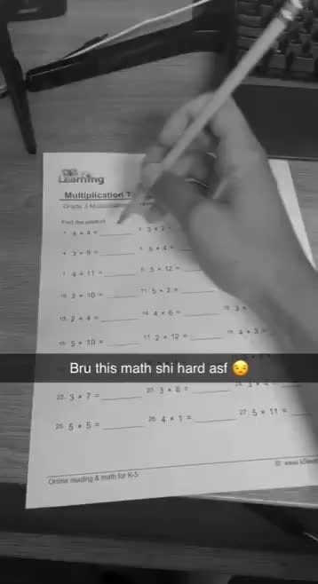 Math Shi Bru this math shi hard asf - iFunny
