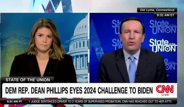STATE OF THE UNION DEM REP. DEAN PHILLIPS EYES 2024 CHALLENGE TO BIDEN ...