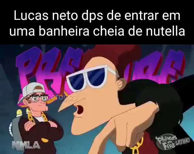 Lucas Neto Dps De Entrar Em Uma Banheira Cheia De Nutella Ifunny Brazil