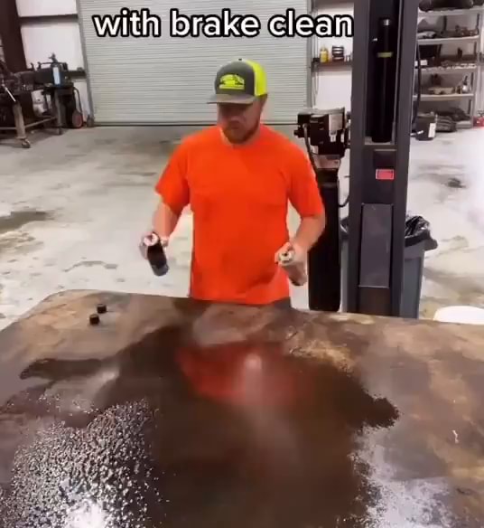 With brake clean - iFunny
