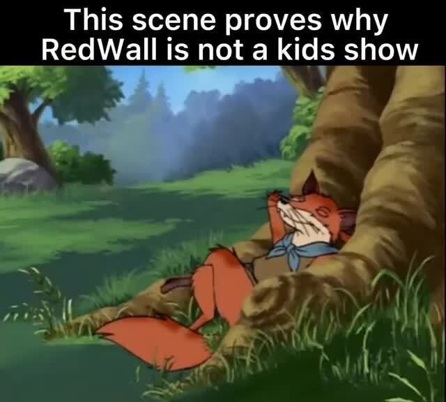 This scene proves why RedWall is not a kids show iFunny