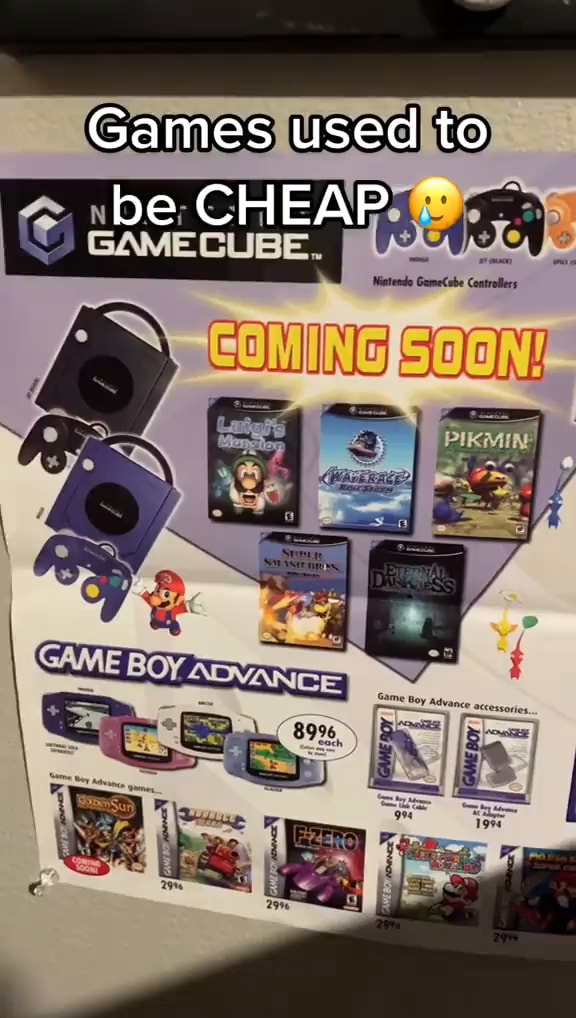 Games used to be CHEAP GAMECUBE. )