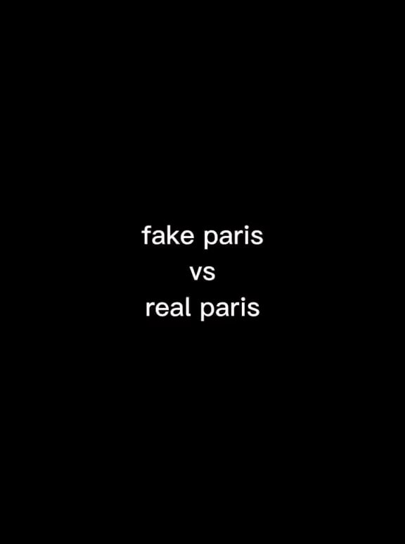 Fake paris vs real paris iFunny Brazil