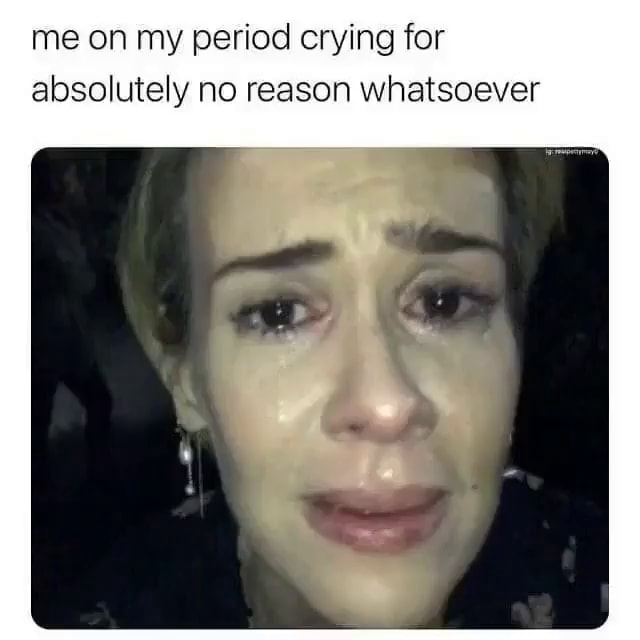 me-on-my-period-crying-for-absolutely-no-reason-whatsoever-ifunny