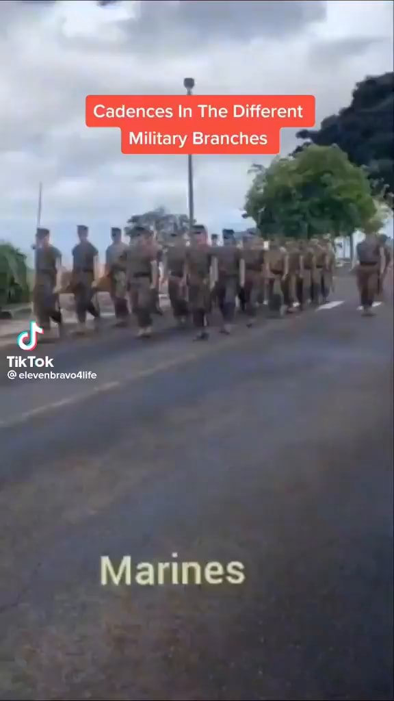 Cadences In The Different Military Branches TikTok elevenbravodlife