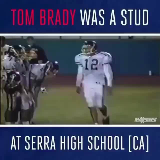 Sunday Night Football on NBC on X: Tom Brady does not age. Here's his  yearbook photo from his senior year at Junipero Serra High School.   / X