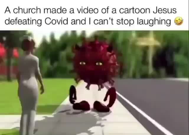 A church made a video of a cartoon Jesus defeating Covid and I can't stop  laughing 