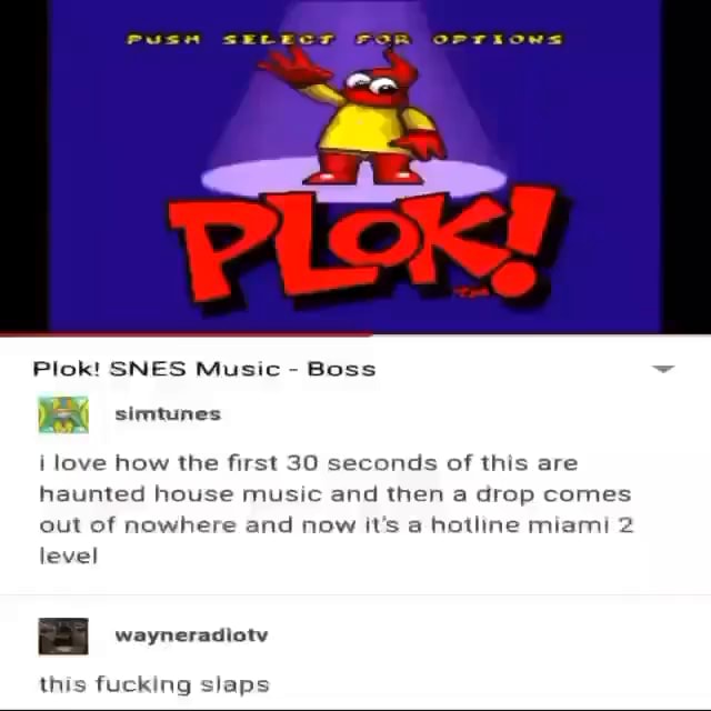 Plok! SNES Music - Boss love how the first 30 seconds of this are ...
