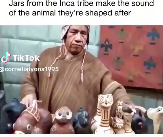 Jars Trom the Inca tribe make the sound of the animal they're shaped ...