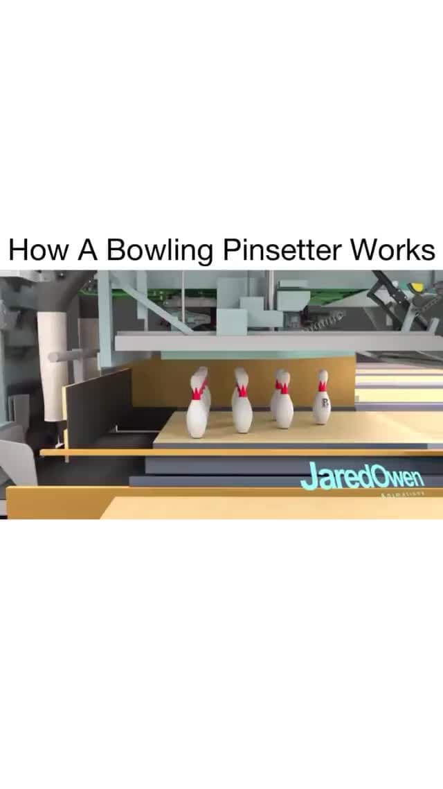 How A Bowling Pinsetter Works iFunny