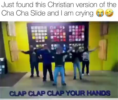 Just found this Christian version of the Cha Cha Slide and I am