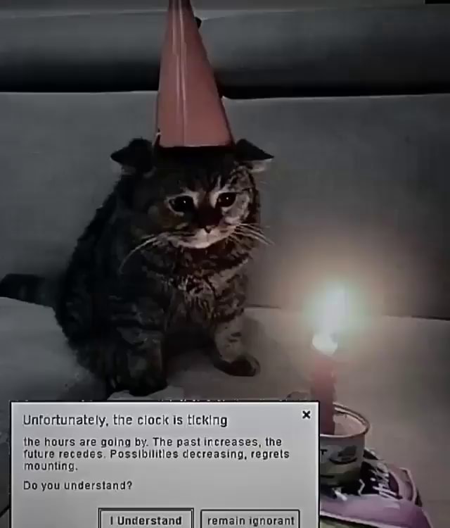 Unfortunately, the clock Is ticking the hours are going by. The past